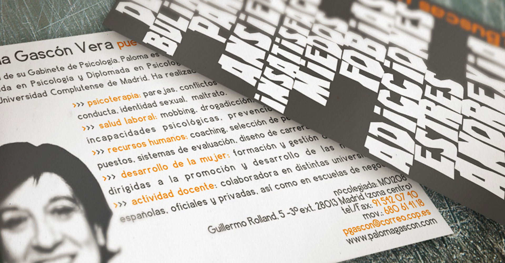 Tarjet�n publicitario