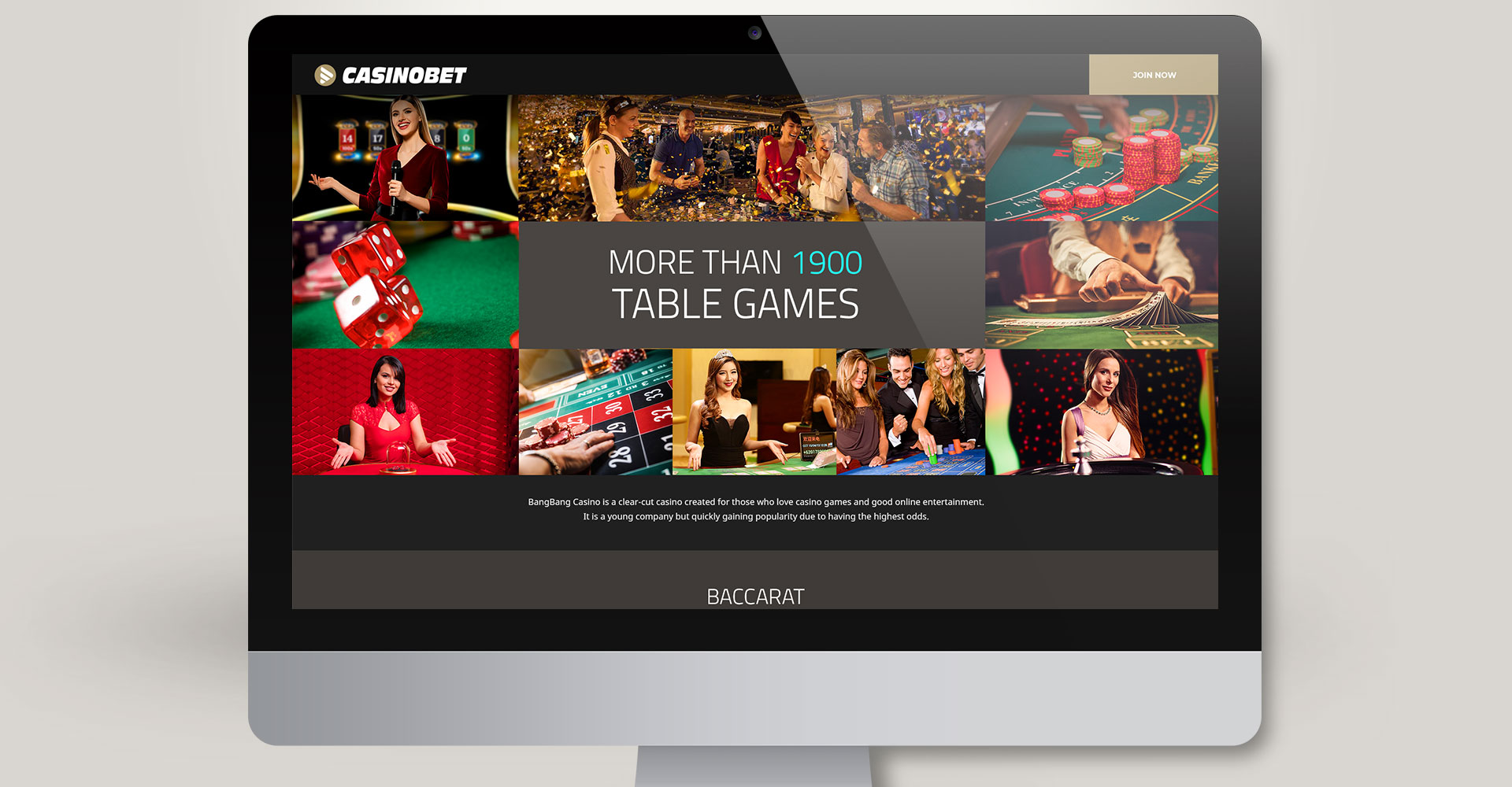 Casinobet - Landing page